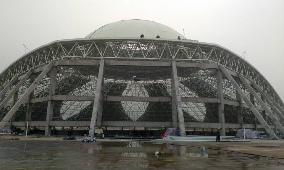 赤壁温泉馆网架工程